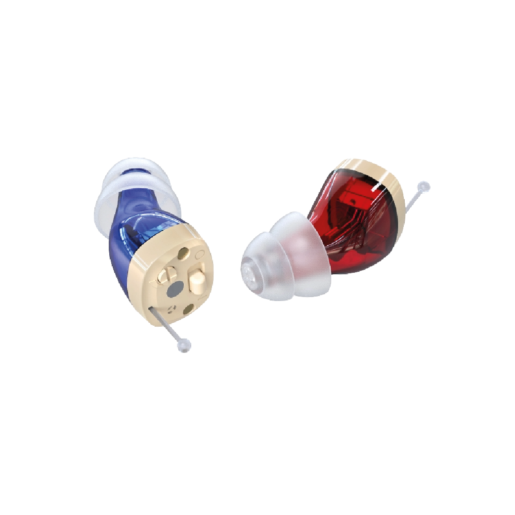 Rechargeable Invisible Hearing Amplifiers | Hearing Aids with Wireless Charging Case